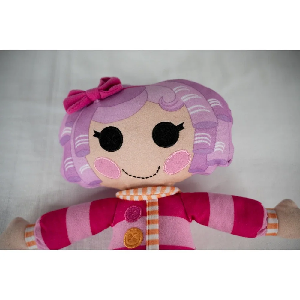 Lalaloopsy Pillow Featherbed Plush Doll Kids 16 Inch Pink Purple Good Soft Toy